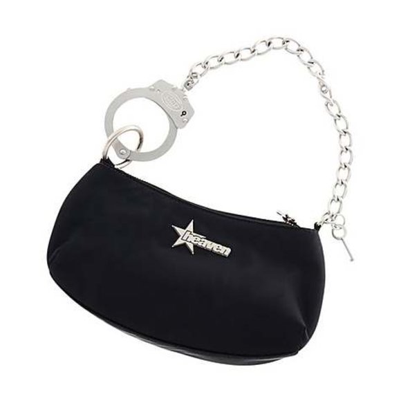 NWT! Marc Jacobs Heaven CUFFZ Mini Bag Black - Picture 3 of 13